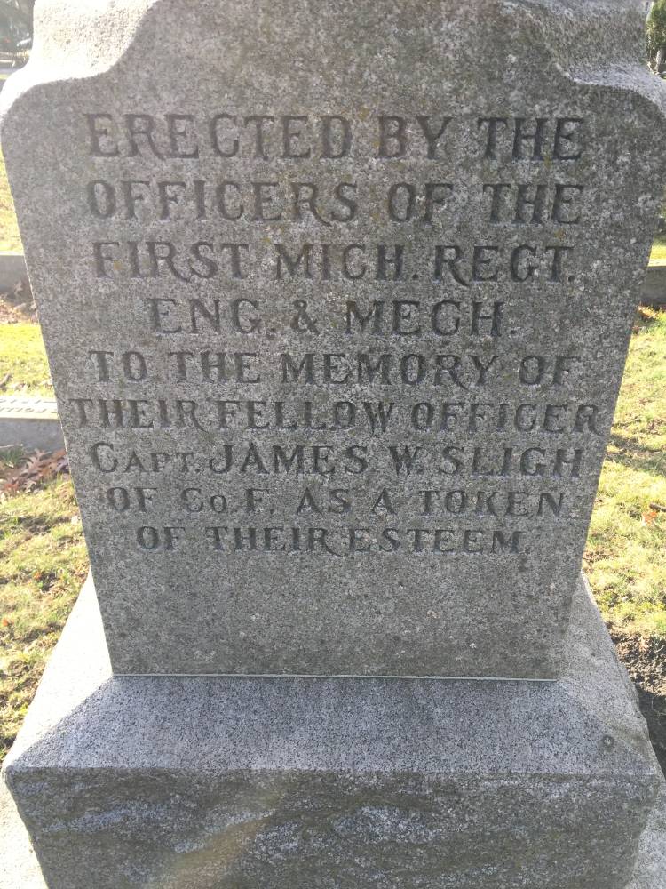 First Michigan Regiment memorial stone